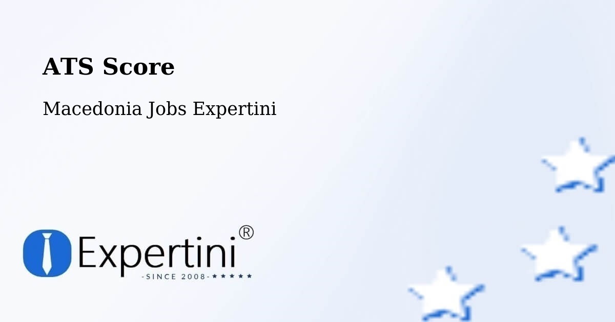 Resume ATS Score & Job Description Match Tool – Dolno Palčište - Macedonia Jobs Expertini